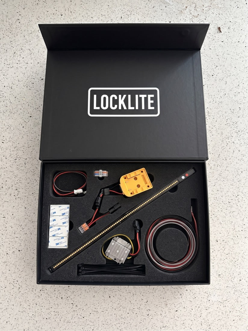 Everything in the Locklite kit