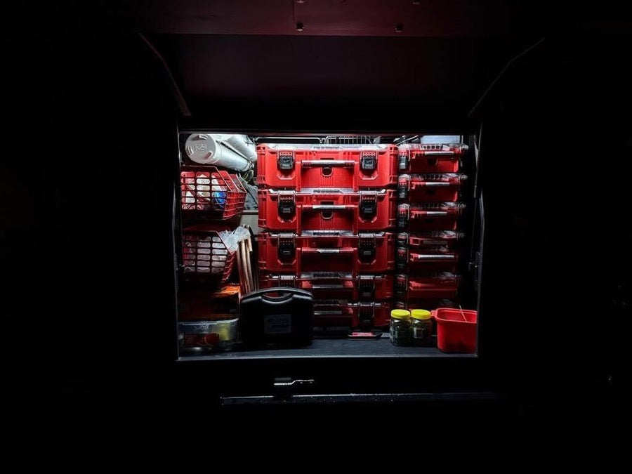 Canopy lit up by Locklite