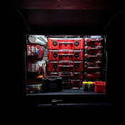 Canopy lit up by Locklite